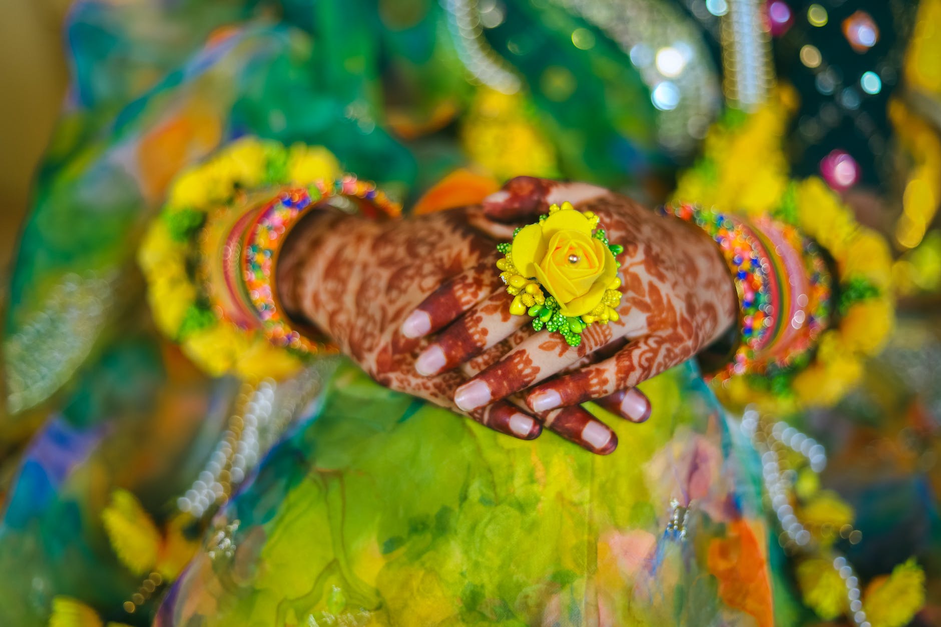 henna tattoos on woman hands